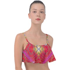 Lava Liquid Frill Bikini Top