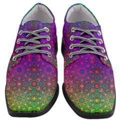 Stained Glass Women Heeled Oxford Shoes by Thespacecampers