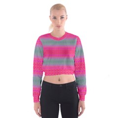 Pink Dreams Cropped Sweatshirt by Thespacecampers