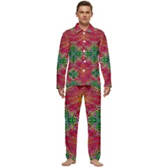 Dreamy Cheetah Men s Long Sleeve Velvet Pocket Pajamas Set by Thespacecampers