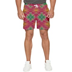 Dreamy Cheetah Men s Runner Shorts by Thespacecampers