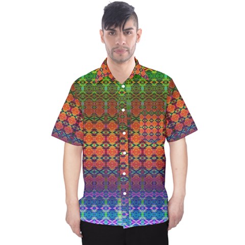 Pixels Men s Hawaii Shirt by Thespacecampers