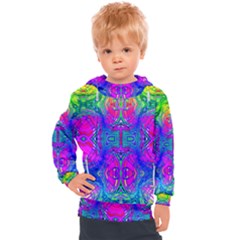 Liquidy Rainbow Kids  Hooded Pullover by Thespacecampers