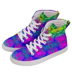 Liquidy Rainbow Men s Hi-top Skate Sneakers