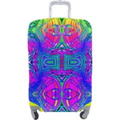 Liquidy Rainbow Luggage Cover (large) by Thespacecampers