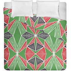 Abstract Pattern Geometric Backgrounds  Duvet Cover Double Side (king Size) by Eskimos