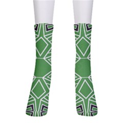 Abstract Pattern Geometric Backgrounds  Crew Socks by Eskimos