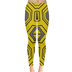 Abstract Pattern Geometric Backgrounds Leggings  by Eskimos