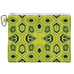 Abstract Pattern Geometric Backgrounds  Canvas Cosmetic Bag (xxl) by Eskimos