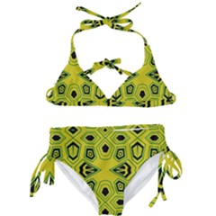 Abstract Pattern Geometric Backgrounds  Kids  Classic Bikini Set by Eskimos