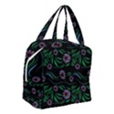 Folk flowers print Floral pattern Ethnic art Boxy Hand Bag View3