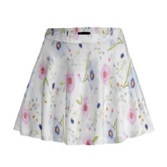 Background-a 007 Mini Flare Skirt