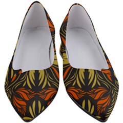 Folk Flowers Print Floral Pattern Ethnic Art Women s Block Heels  by Eskimos