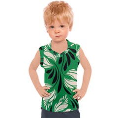 Folk Flowers Print Floral Pattern Ethnic Art Kids  Sport Tank Top