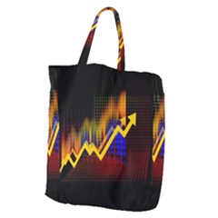 Logo-finance-economy-statistics Giant Grocery Tote by Jancukart