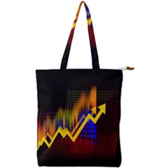 Logo-finance-economy-statistics Double Zip Up Tote Bag by Jancukart