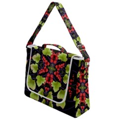 Pattern-berry-red-currant-plant Box Up Messenger Bag