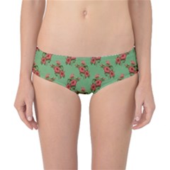 Flowers-b 002 Classic Bikini Bottoms by nate14shop