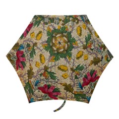 Flowers-b 003 Mini Folding Umbrellas by nate14shop