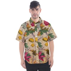 Flowers-b 003 Men s Short Sleeve Shirt