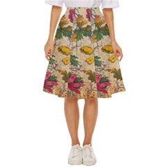 Flowers-b 003 Classic Short Skirt by nate14shop