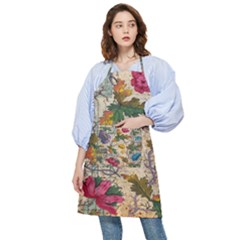 Flowers-b 003 Pocket Apron by nate14shop