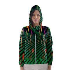 Hd-wallpaper-b 005 Women s Hooded Windbreaker by nate14shop