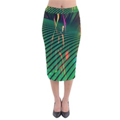 Hd-wallpaper-b 005 Velvet Midi Pencil Skirt