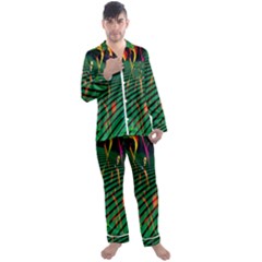 Hd-wallpaper-b 005 Men s Long Sleeve Satin Pajamas Set