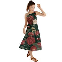 Magic Of Roses Summer Maxi Dress by HWDesign