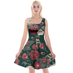 Magic Of Roses Reversible Velvet Sleeveless Dress by HWDesign