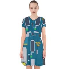 Amphisbaena Two Platform Dtn Node Vector File Adorable In Chiffon Dress by Sapixe