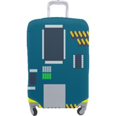 Amphisbaena Two Platform Dtn Node Vector File Luggage Cover (large) by Sapixe