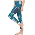 Amphisbaena Two Platform Dtn Node Vector File Lightweight Velour Classic Yoga Leggings View3