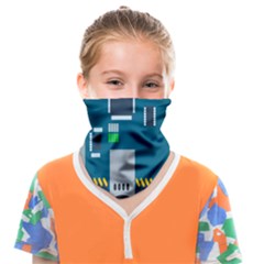 Amphisbaena Two Platform Dtn Node Vector File Face Covering Bandana (kids) by Sapixe