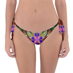 Fractal-abstract-flower-floral- -- Reversible Bikini Bottom