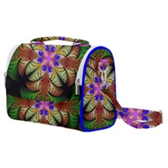 Fractal-abstract-flower-floral- -- Satchel Shoulder Bag