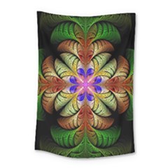 Fractal-abstract-flower-floral- -- Small Tapestry