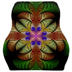 Fractal-abstract-flower-floral- -- Car Seat Velour Cushion 