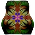 Fractal-abstract-flower-floral- -- Car Seat Velour Cushion  View1