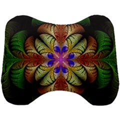 Fractal-abstract-flower-floral- -- Head Support Cushion