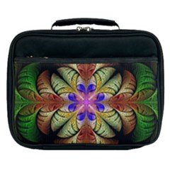 Fractal-abstract-flower-floral- -- Lunch Bag