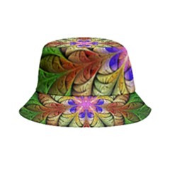 Fractal-abstract-flower-floral- -- Inside Out Bucket Hat