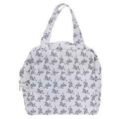 Robot Dog Drawing Motif Pattern Boxy Hand Bag by dflcprintsclothing