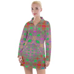 Rippled Magic Women s Long Sleeve Casual Dress