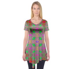 Rippled Magic Short Sleeve Tunic  by Thespacecampers