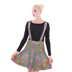 Rippled Magic Suspender Skater Skirt by Thespacecampers
