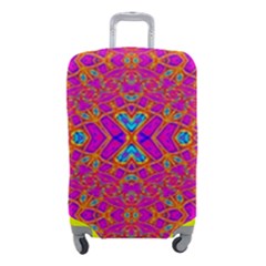 Pink Vacation Luggage Cover (small) by Thespacecampers