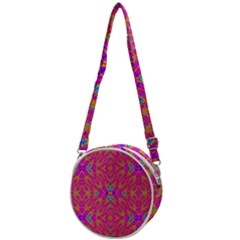 Pink Vacation Crossbody Circle Bag by Thespacecampers