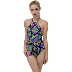 Vibrant Colors Cbdoilprincess Go With The Flow One Piece Swimsuit